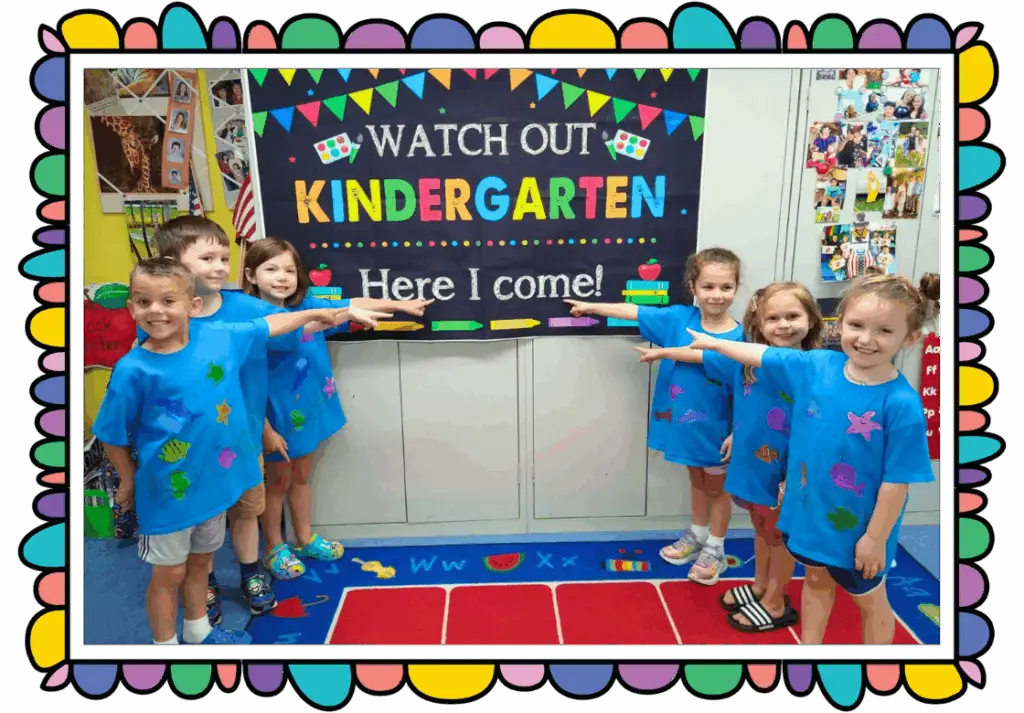 Play and Learn Preschool students are ready for kindergarten.