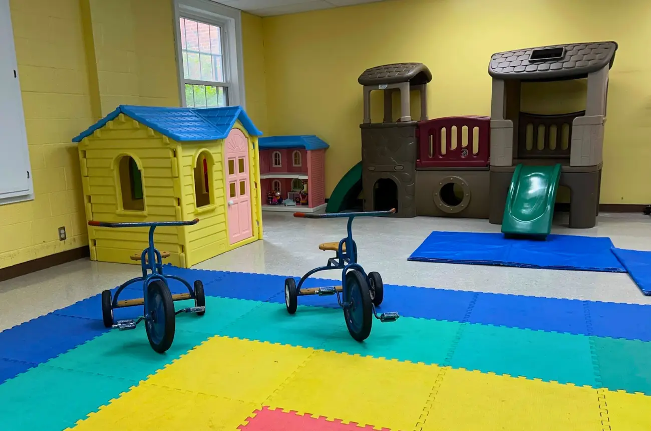 The Bike Room at Play and Learn Preschool in Westlake