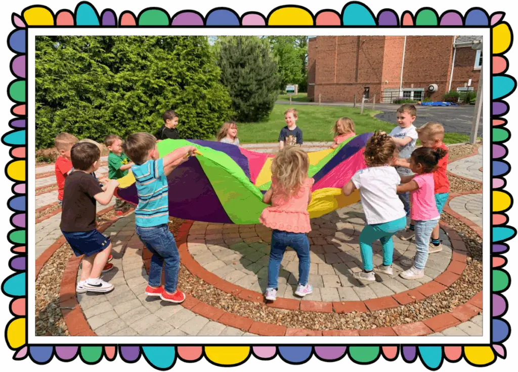 Our students learn how to control their bodies through physical activity.